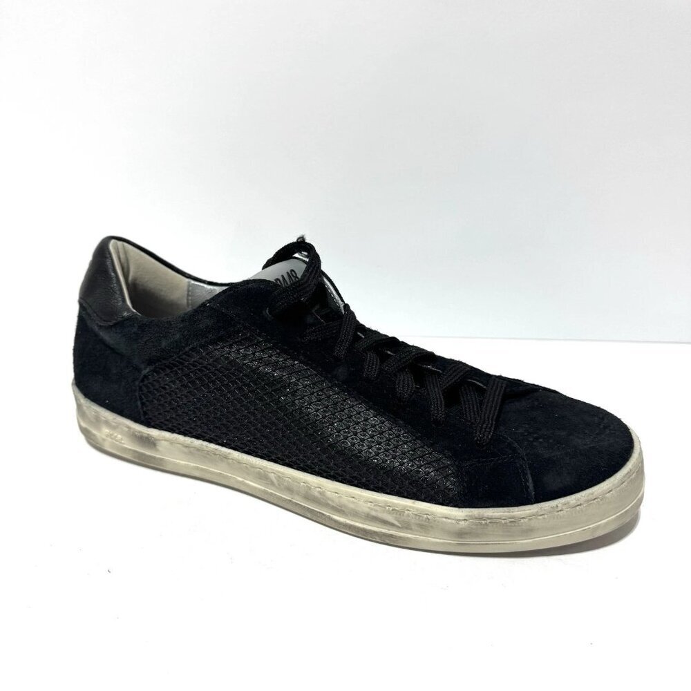 P448 Womens P448 Luxe John Glitz Blitz Sneakers Black Size 10 M